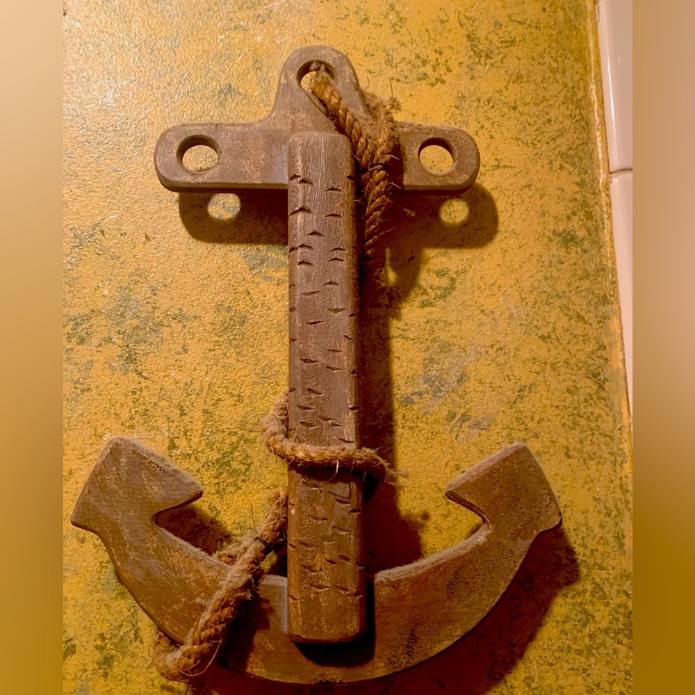 Anchor wall art